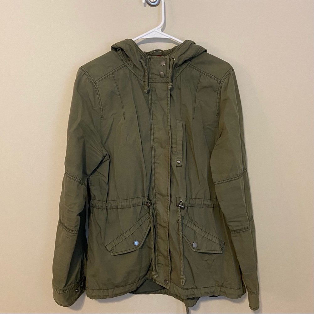 H&M Army Green Utility Jacket